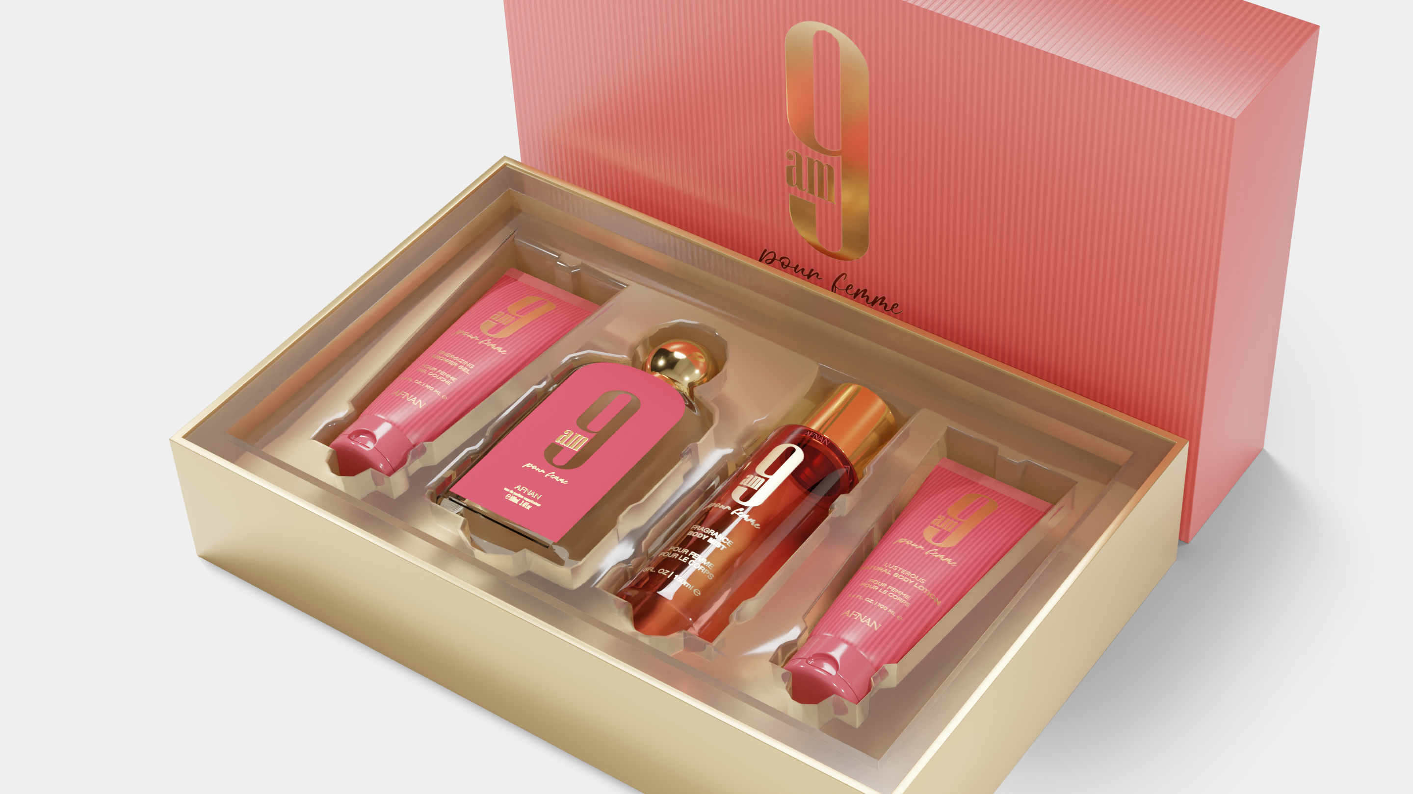 SET CADOU 9 AM POUR FEMME