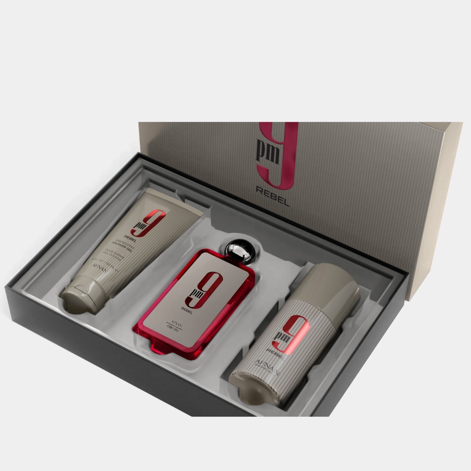 9PM Rebel Gift Set by Afnan Perfumes – For Men & Women